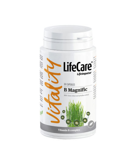 B Magnific, complex de vitamina B1, B2, B3, B5, B6, B12, Life Care®