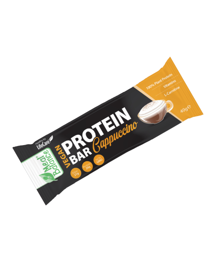 Baton VeganProteic, cu Cappucino, Life Care®