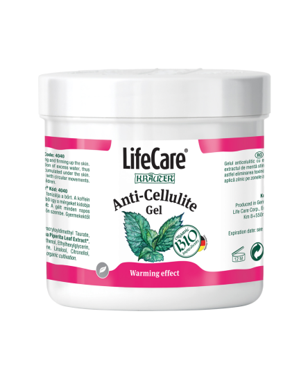 Gel anticelulitic, cu menta BIO, Life Care®