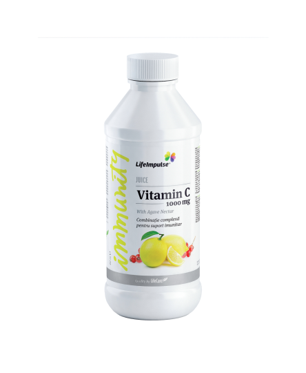 Supliment lichid cu vitamina C și Calciu, pentru sistemul imunitar, Life Care®