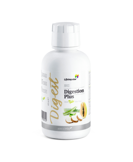 Supliment lichid digestie, Digestion Plus, cu Aloe Vera si papaya BIO, Life Care®