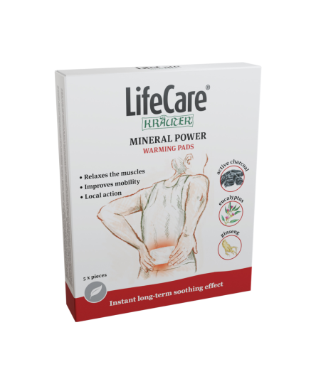 Plasturi incalzitori, MINERAL POWER, Life Care®