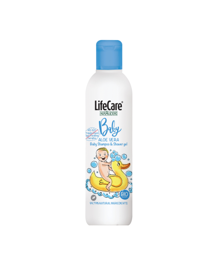 Sampon si gel de dus, Baby, cu aloe vera si plante BIO, Life Care®