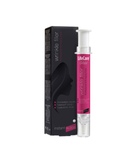 Ser antirid, Wrinkle Filler, cu acid Hialuronic si Vitamina A, Life Care®