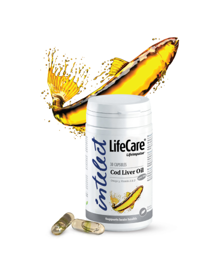 Ulei din ficat de cod, cu Omega 3, vitamina A si D, Life Care®