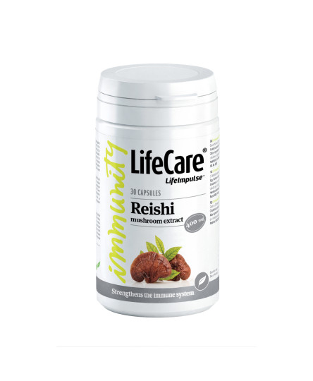 Extract de ciuperca Reishi, 400 mg, Life Care®