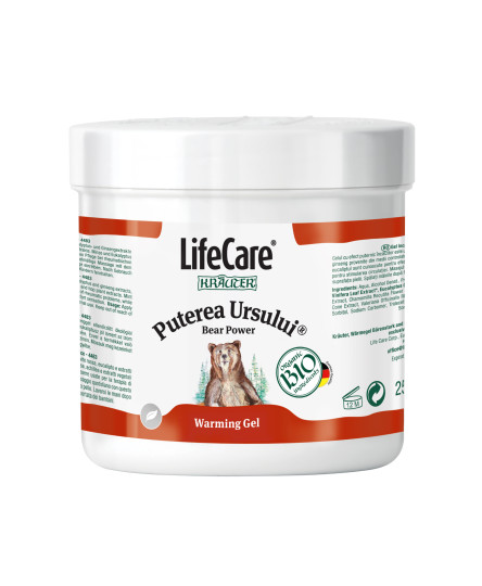 Gel incalzitor, Puterea Ursului®, cu plante BIO, Life Care®