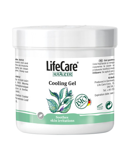 Gel pentru calmarea iritatiilor, cu menta BIO, Life Care®