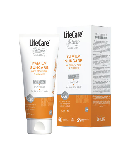 Lotiune de soare FAMILY SunCare, SPF 30, EQUILIBRIUM, Life Care®