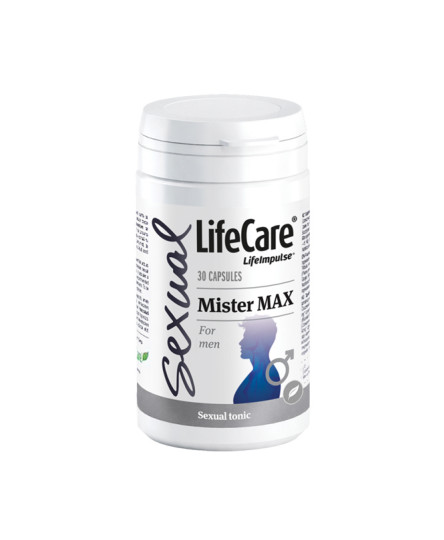 MisterMax, Tonic sexual, cu maca BIO, Life Care®