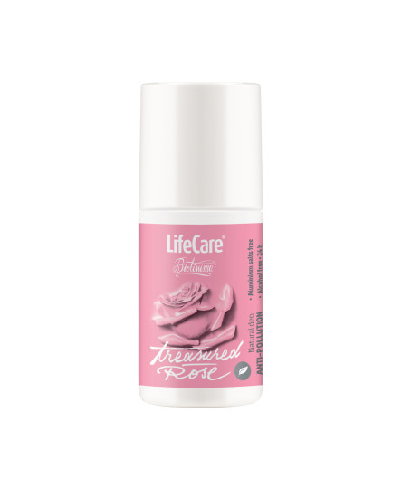 Natural deo, Treasured Rose, cu plante BIO, Life Care®