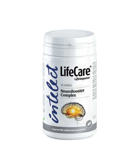 NeuroBooster Complex, cu extract de Brahmi si L-Triptofan, Life Care®