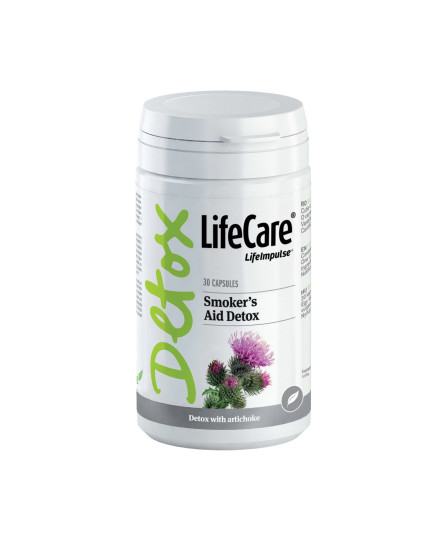 Smokers Aid Detox, cu radacina de arctium si anghinare BIO, Life Care®