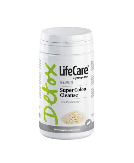 Super Colon Cleanse, cu tarate  BIO de Psyllium, Life Care®