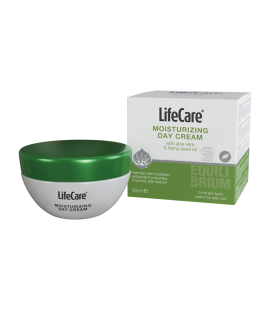 Crema hidratanta de zi cu aloe vera si ulei din seminte de canepa BIO, EQUILIBRIUM, Life Care®