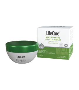 Crema nutritiva de noapte cu aloe vera si ulei din seminte de canepa BIO, EQUILIBRIUM, Life Care®