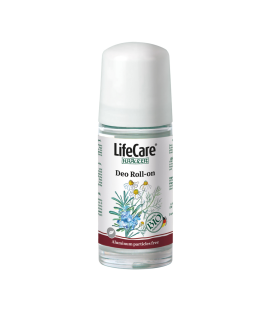 Deo antiperspirant roll-on, cu musetel si rozmarin BIO, Life Care®