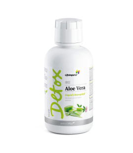 Supliment detoxifiant, din suc de Aloe Vera BIO cu clorofila, Life Care®