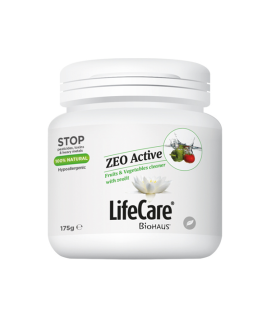 ZEO Active, pudra ecologica pentru curatare fructe si legume, Life Care®
