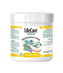 Crema incalzitoare de picioare, cu plante BIO, Life Care®