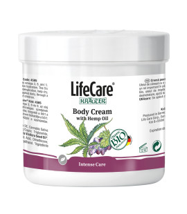 Crema pentru corp, cu ulei de canepa si plante BIO, Life Care®