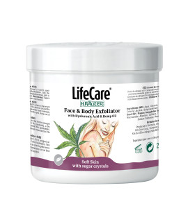 Exfoliant cu acid hialuronic si ulei de canepa, Life Care®