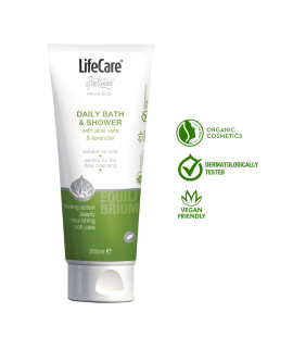 Gel de dus cu aloe vera si lavanda BIO, EQUILIBRIUM, Life Care®