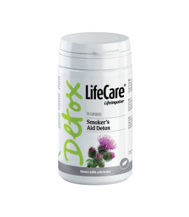 Smokers Aid Detox, cu radacina de arctium si anghinare BIO, Life Care®