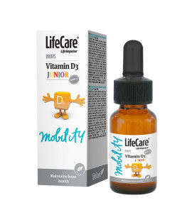 Vitamina D3, picaturi pentru copii, 5 mcg, 400 UI, Life Care®