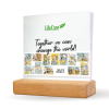 Calendar de birou 2023 cu suport de lemn, BioART, Life Care®