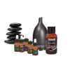 KIT AromaTherapie, cu diffuser negru ceramic, Life Care®